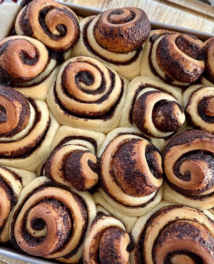 Earl grey orange zest cinnamon rolls