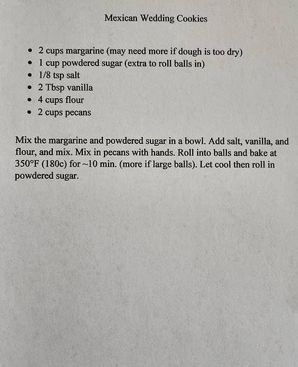 Mexican Wedding Cookies