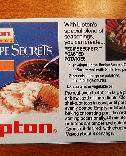 Onion Soup Mix Roasted Potatoes