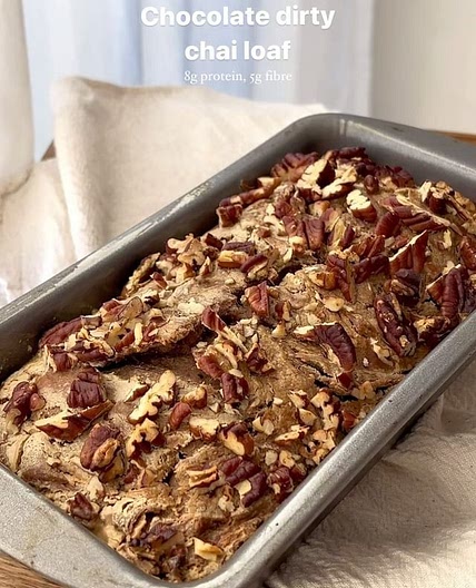 Chocolate dirty chai loaf 