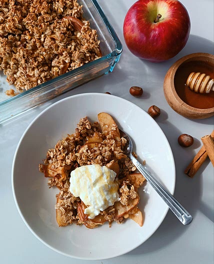 Healthy Apple Crumble