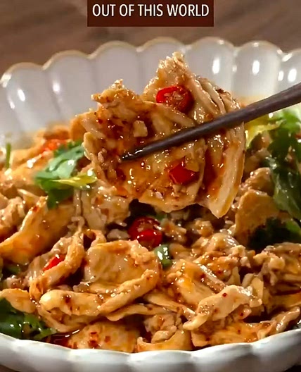Chinese Boiled Chicken Stirfry