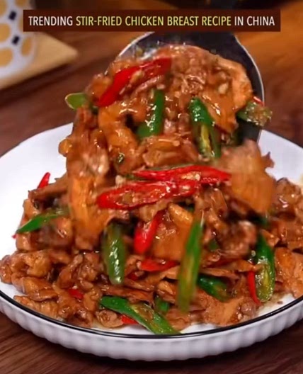 Chinese Stirfy Chicken Recipe (Fried)