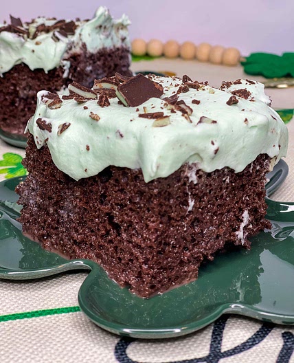 Mint Poke Cake 