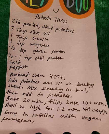 Potato Tacos