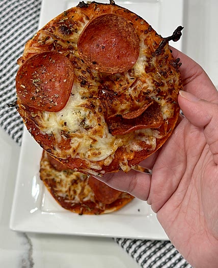Air fryer Pizza bagels 