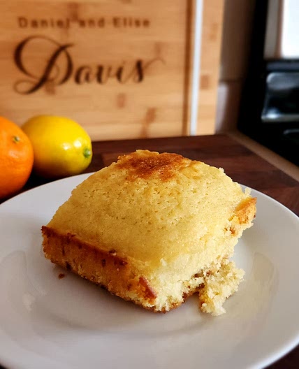 Orange lemon olive oil cake