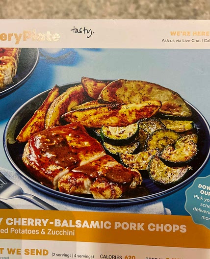 Saucy cherry-balsamic pork chops 