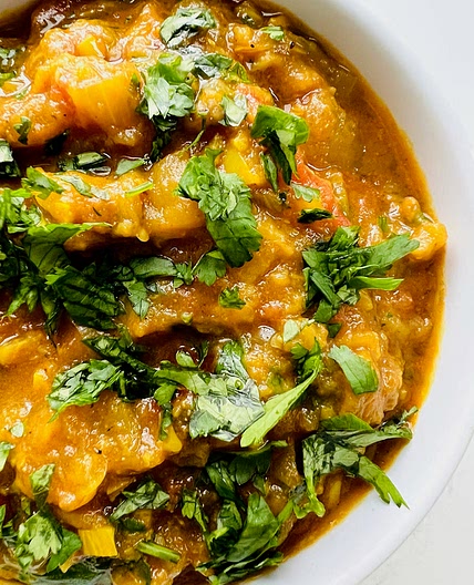 Zaalouk (Moroccan Tomato & Eggplant Dip) 