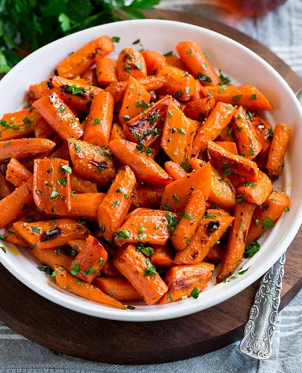 Roasted carrots 
