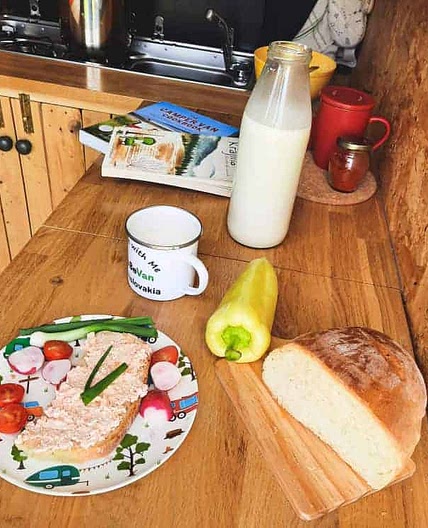 Traditional Slovak Fresh Curd Cheese Spread