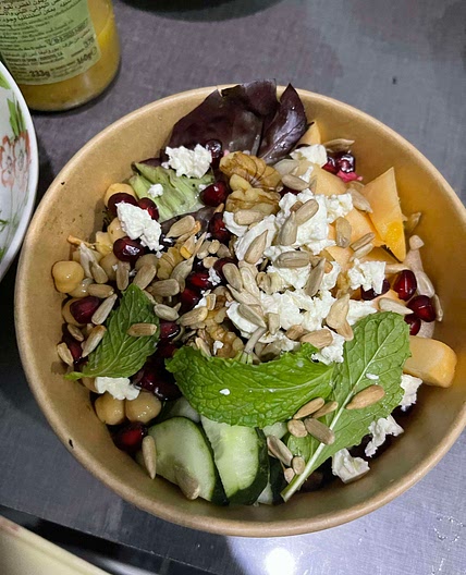 Cantaloup salad