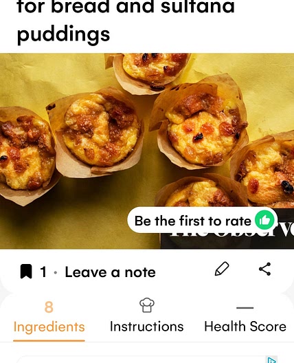 LITTLE BREAD PUDDINGS