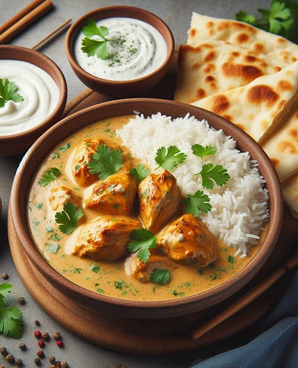 Poulet Korma crémeux