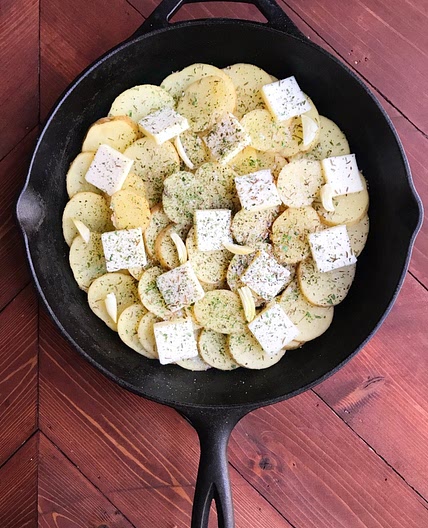 Irish Skillet Potatoes - The Tipsy Housewife