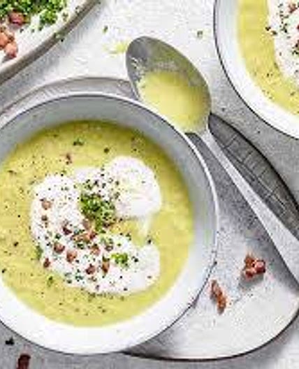 Lauchsuppe mit Crostini