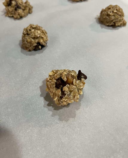 Healthy banana oatmeal cookies 