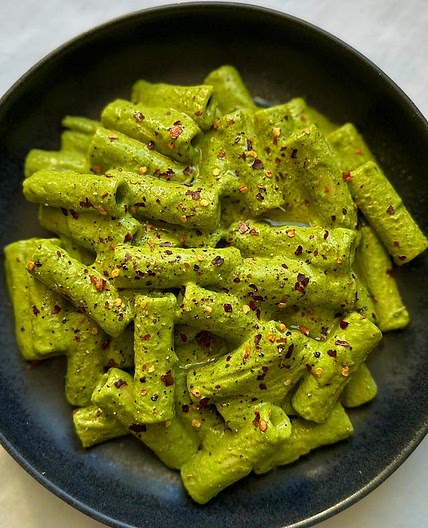 CREAMY GREEN RIGATONI 🌱