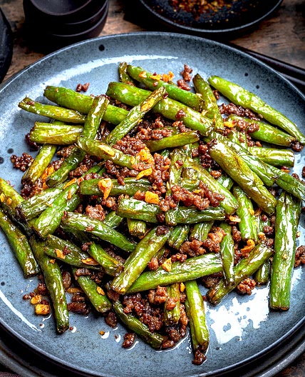 Chinese Green Beans and Ground Beef recipe