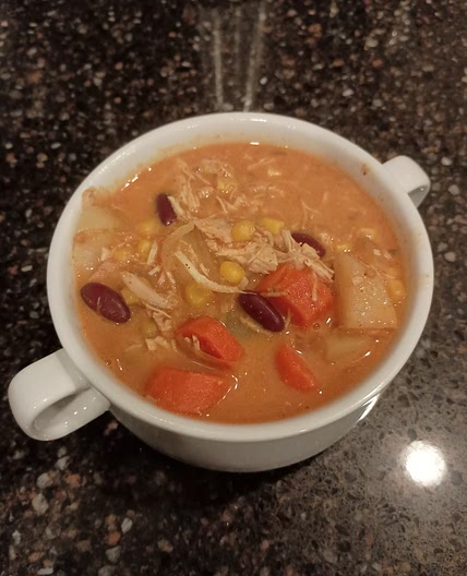 Creamy Chicken Tortilla Soup