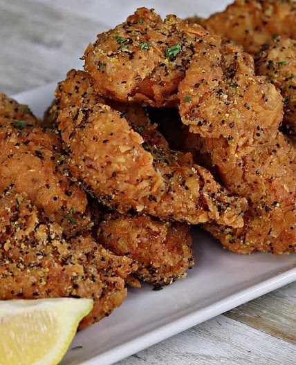 Lemon pepper boneless wings 