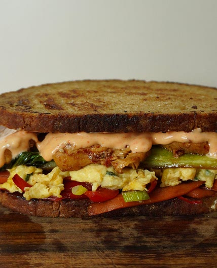 Teriyaki chicken sandwich