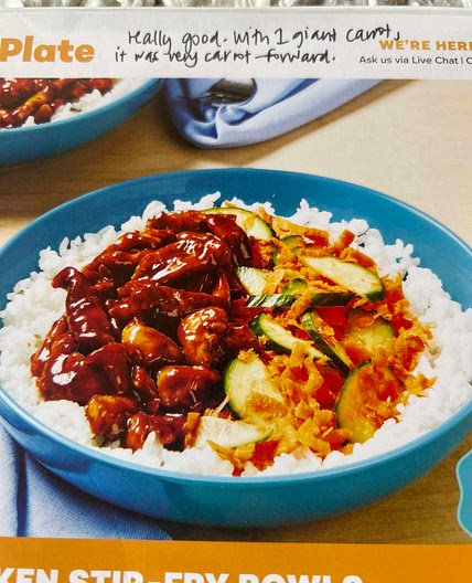 Peanut chicken stir-fry bowls