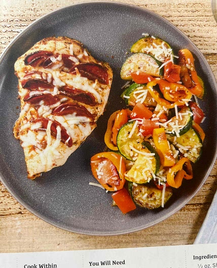 Hasselback pizza-stuffed chicken