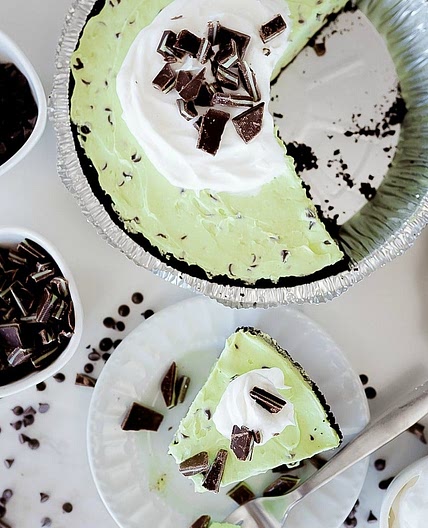 Mint Chip Cream Pie