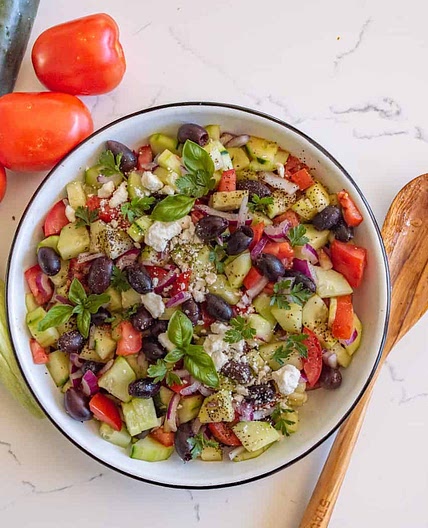 MEDITERRANEAN CUCUMBER SALAD