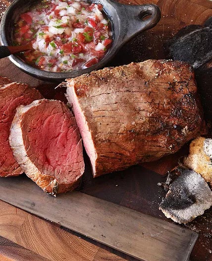 Beef Tenderloin Cloth Wrapped and Grilled (Lomo al Trapo) FAVORITE