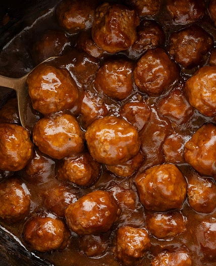 Slow Cooker Salisbury Steak Meatballs