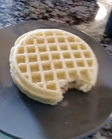 PB&J waffles