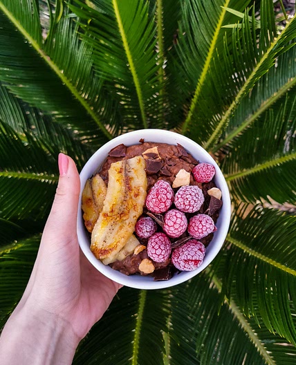Porridge au chocolat