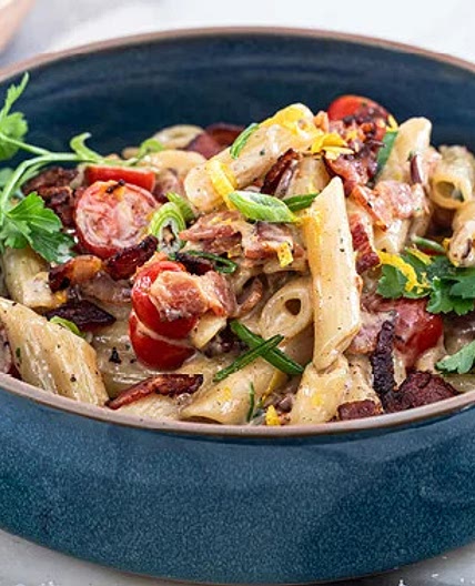 Garlic & Bacon Pasta