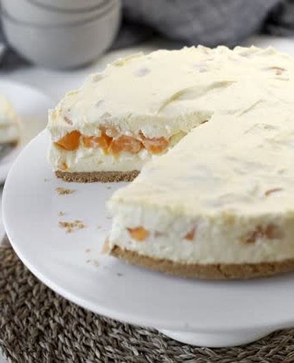 Condensed Milk Fruit Salad Cheesecake