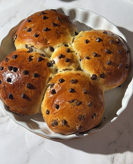 Chocolate chip brioche
