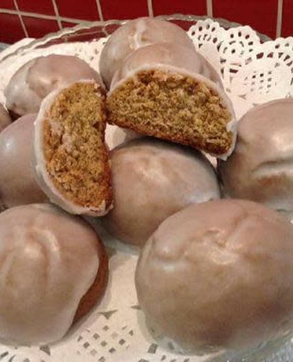 Iced German Gingerbread Biscuits