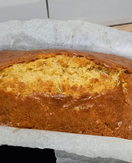 Choc chip vanilla loaf cake