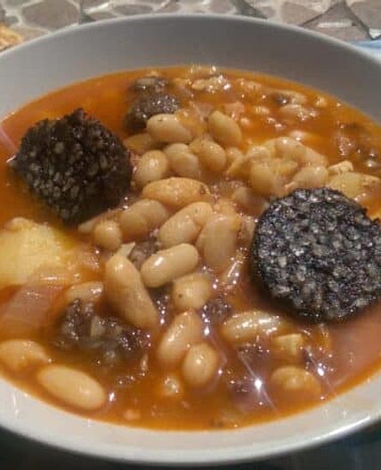 Asturian bean stew