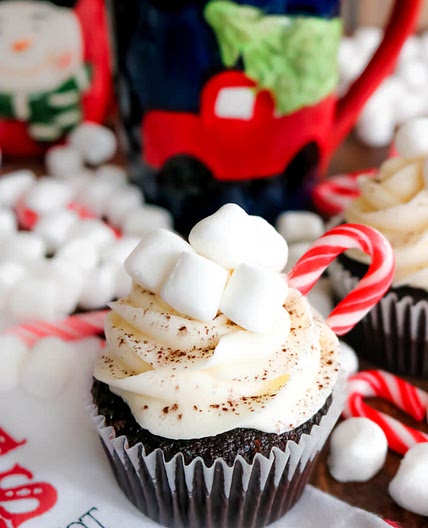 Hot Chocolate Cupcakes