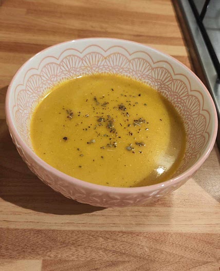 Spiced butternut squash soup