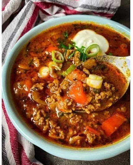 Keto (Weight Watchers) Creamy Taco Soup
