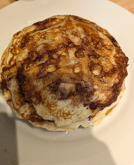 Cinnamon pancakes