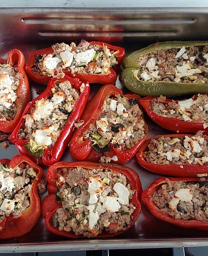 Tuna Stuffed Bell Pepper