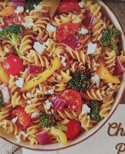 Chickpea Rotini Pasta Salad