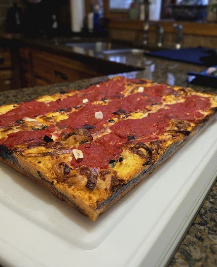 Detroit Style Pizza