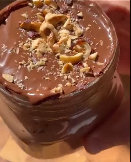 Chocolate whipped cottage cheese