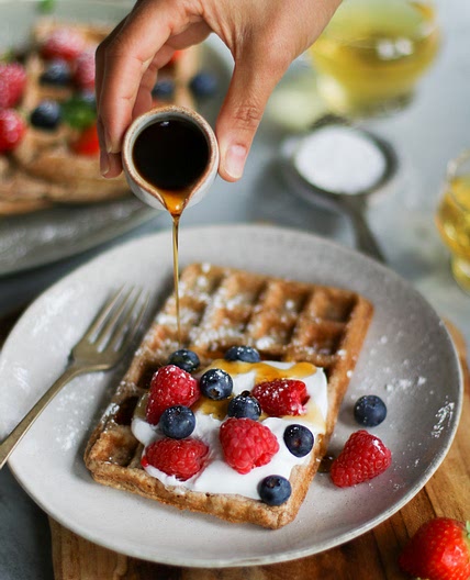 Vegan Breakfast Waffles