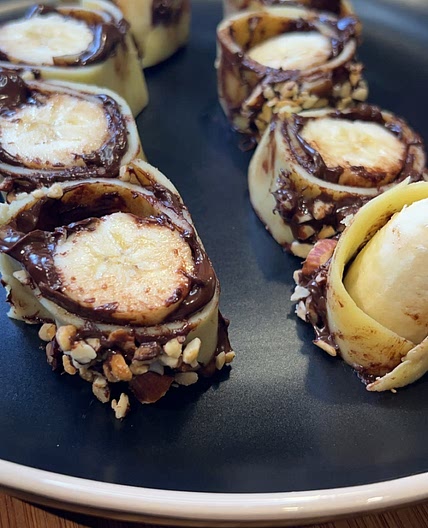 Banana Dessert Sushi